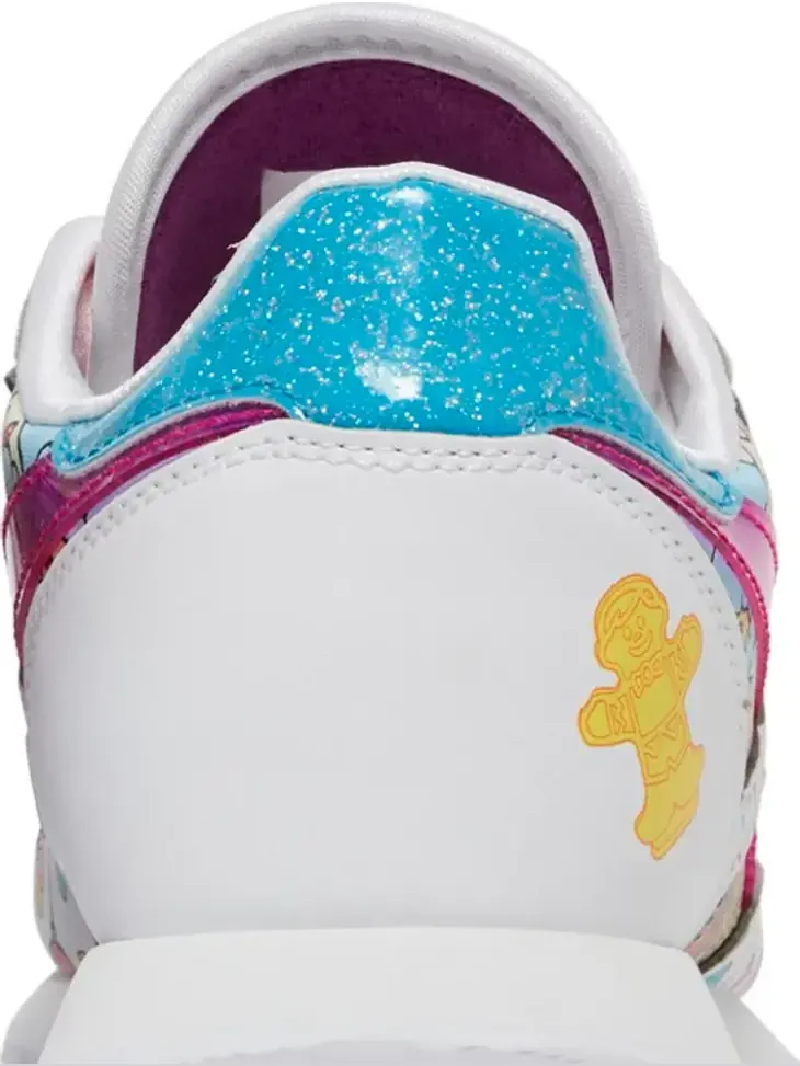 Кроссовки hasbro x classic leather big kid 'candy land' Reebok — изображение 7 из 8, мульти