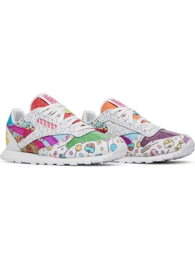 Кроссовки hasbro x classic leather big kid 'candy land' Reebok — изображение 8 из 8, мульти