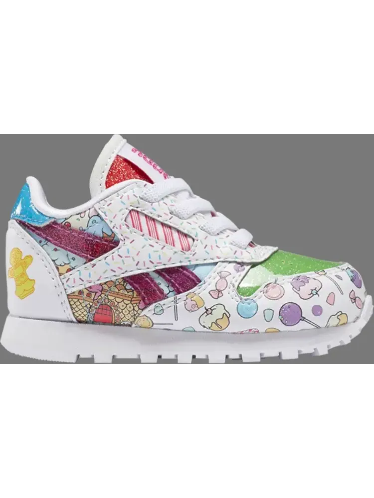 Кроссовки hasbro x classic leather toddler 'candy land' Reebok — изображение 1 из 1, мульти