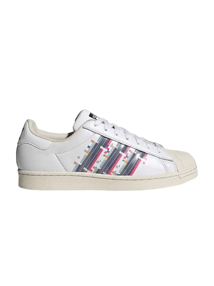 Кроссовки adidas Superstar 'Gaming Pack' — изображение 1 из 1, белый/белый/темно-синий