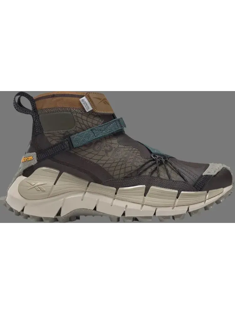 Кроссовки zig kinetica 2 edge gtx 'dark brown' Reebok — изображение 1 из 1, коричневый