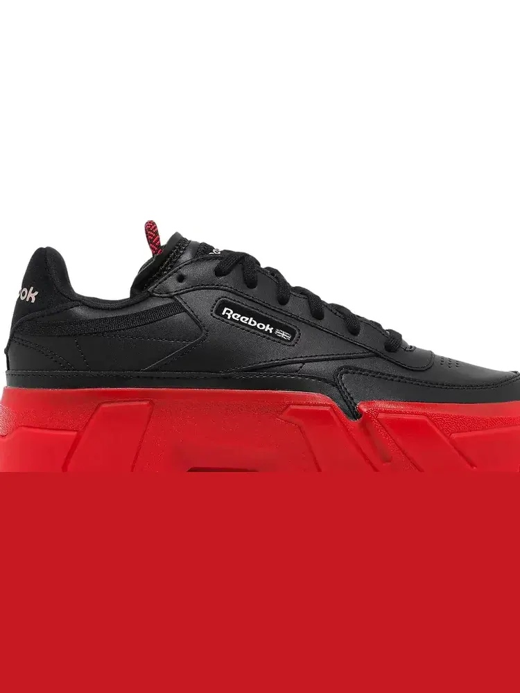 Кроссовки cardi b x wmns club c 'black vector red' Reebok — изображение 2 из 8, черный