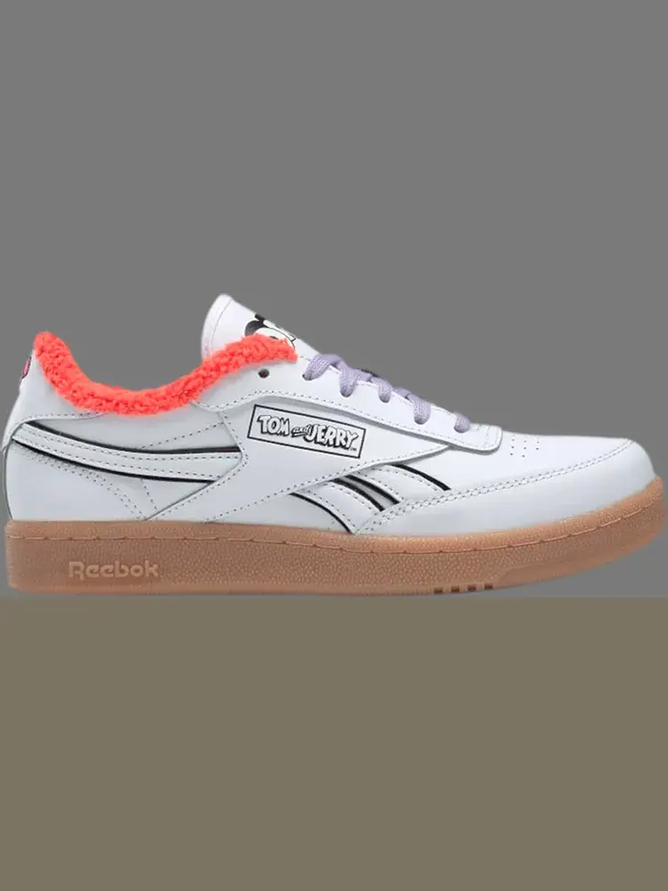 Кроссовки tom & jerry x club c revenge big kid 'droopy' Reebok — изображение 1 из 1, белый