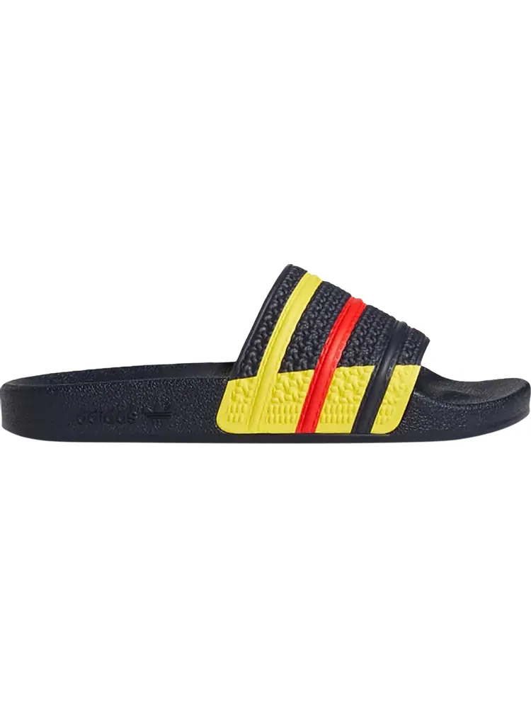 Сандалии Adidas Adilette Slide 'Legend Ink Red Yellow' — изображение 1 из 1, синий
