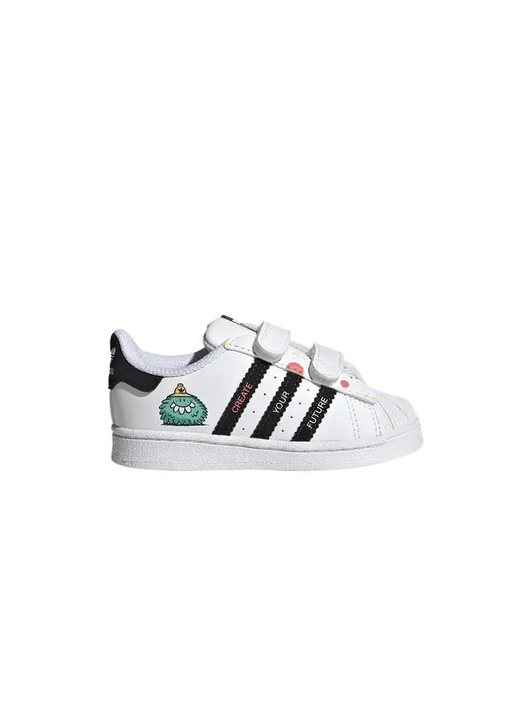 Кроссовки Adidas Kevin Lyons x Superstar Infant — изображение 1 из 1, белый