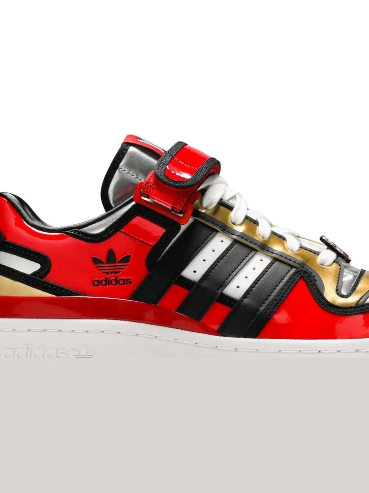 Кроссовки Adidas The Simpsons x Forum Low 'Duff Beer' — изображение 2 из 8, красный