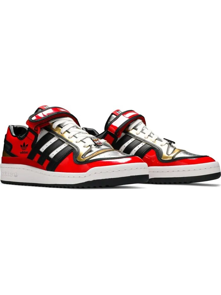 Кроссовки Adidas The Simpsons x Forum Low 'Duff Beer' — изображение 8 из 8, красный