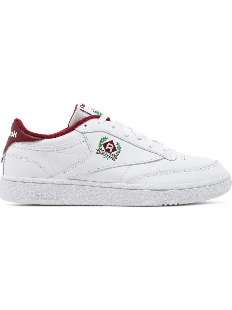 Кроссовки club c 85 'og crest - white classic burgundy' Reebok — изображение 1 из 8, белый