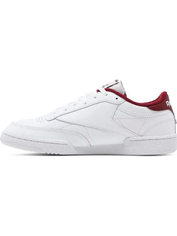 Кроссовки club c 85 'og crest - white classic burgundy' Reebok — изображение 3 из 8, белый