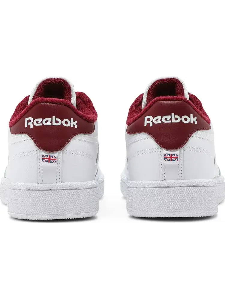 Кроссовки club c 85 'og crest - white classic burgundy' Reebok — изображение 6 из 8, белый