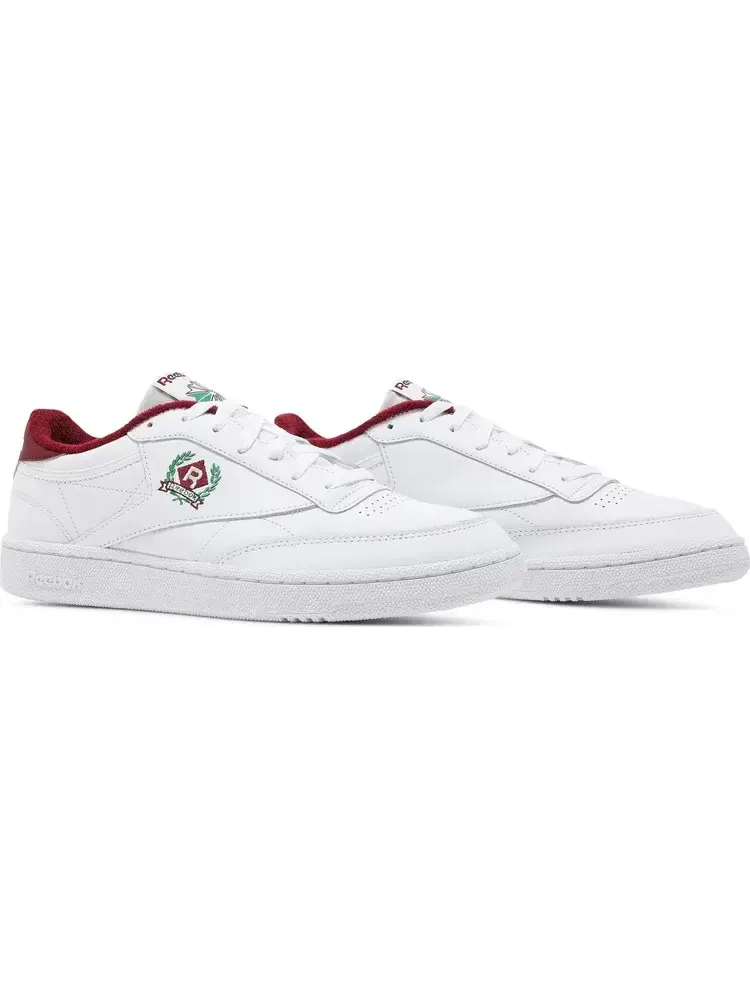 Кроссовки club c 85 'og crest - white classic burgundy' Reebok — изображение 8 из 8, белый