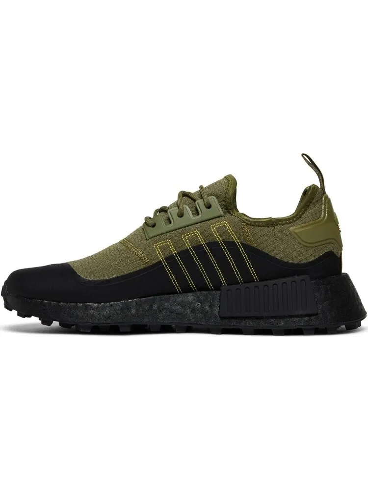Кроссовки Adidas NMD_R1 'Focus Olive' — изображение 3 из 8, зеленый