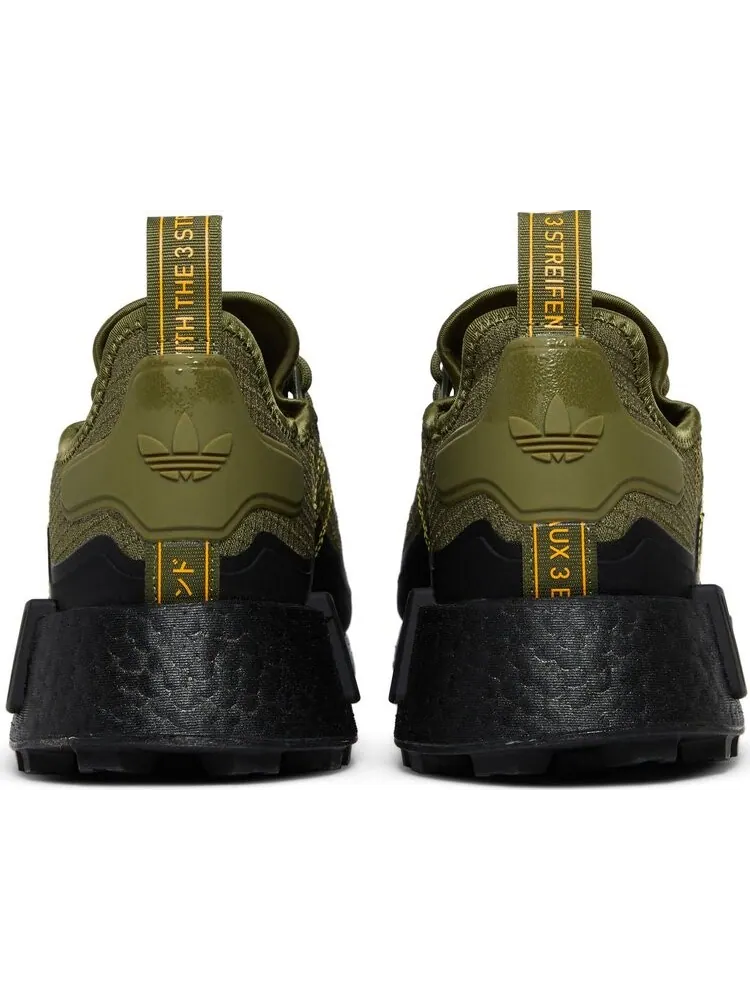 Кроссовки Adidas NMD_R1 'Focus Olive' — изображение 6 из 8, зеленый