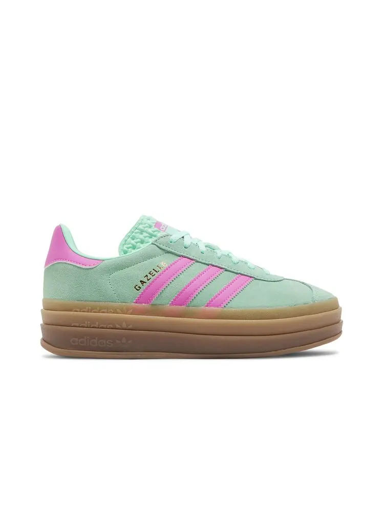 Кроссовки Wmns Gazelle Bold 'Pulse Mint Screaming Pink' — изображение 1 из 8, розовый