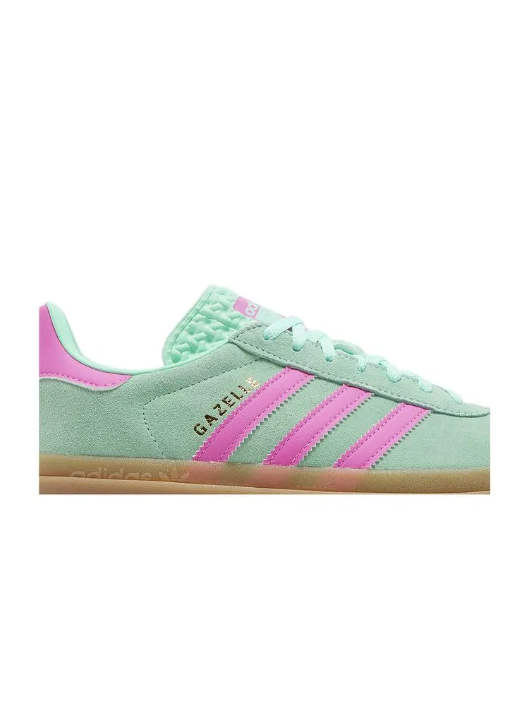 Кроссовки Wmns Gazelle Bold 'Pulse Mint Screaming Pink' — изображение 2 из 8, розовый