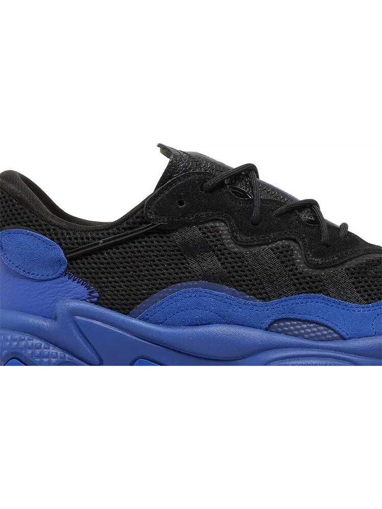 Кроссовки Adidas Ozweego 'Black Semi Lucid Blue' — изображение 2 из 8, черный