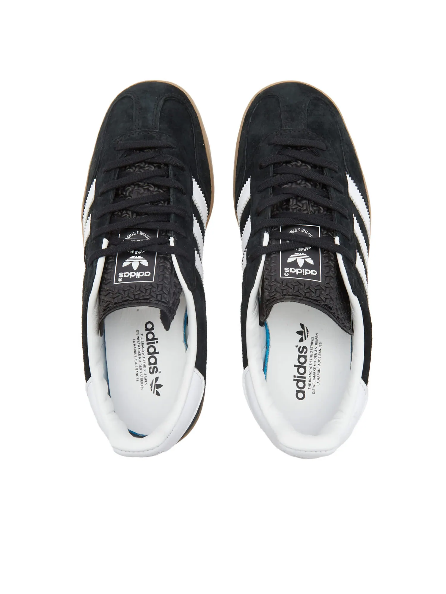 Кеды Adidas Gazelle Indoor — изображение 4 из 6, черный/белый