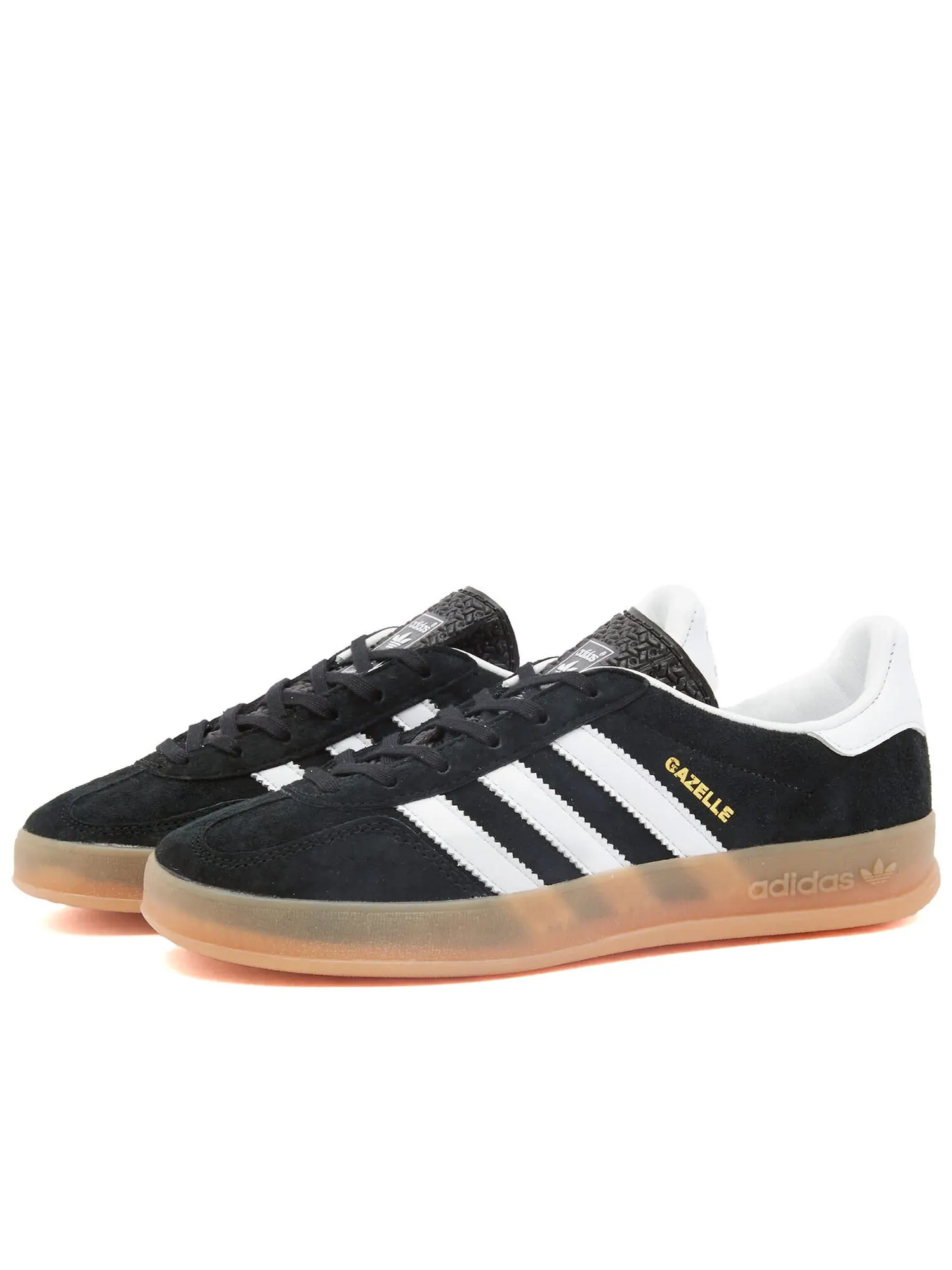Кеды Adidas Gazelle Indoor — изображение 5 из 6, черный/белый