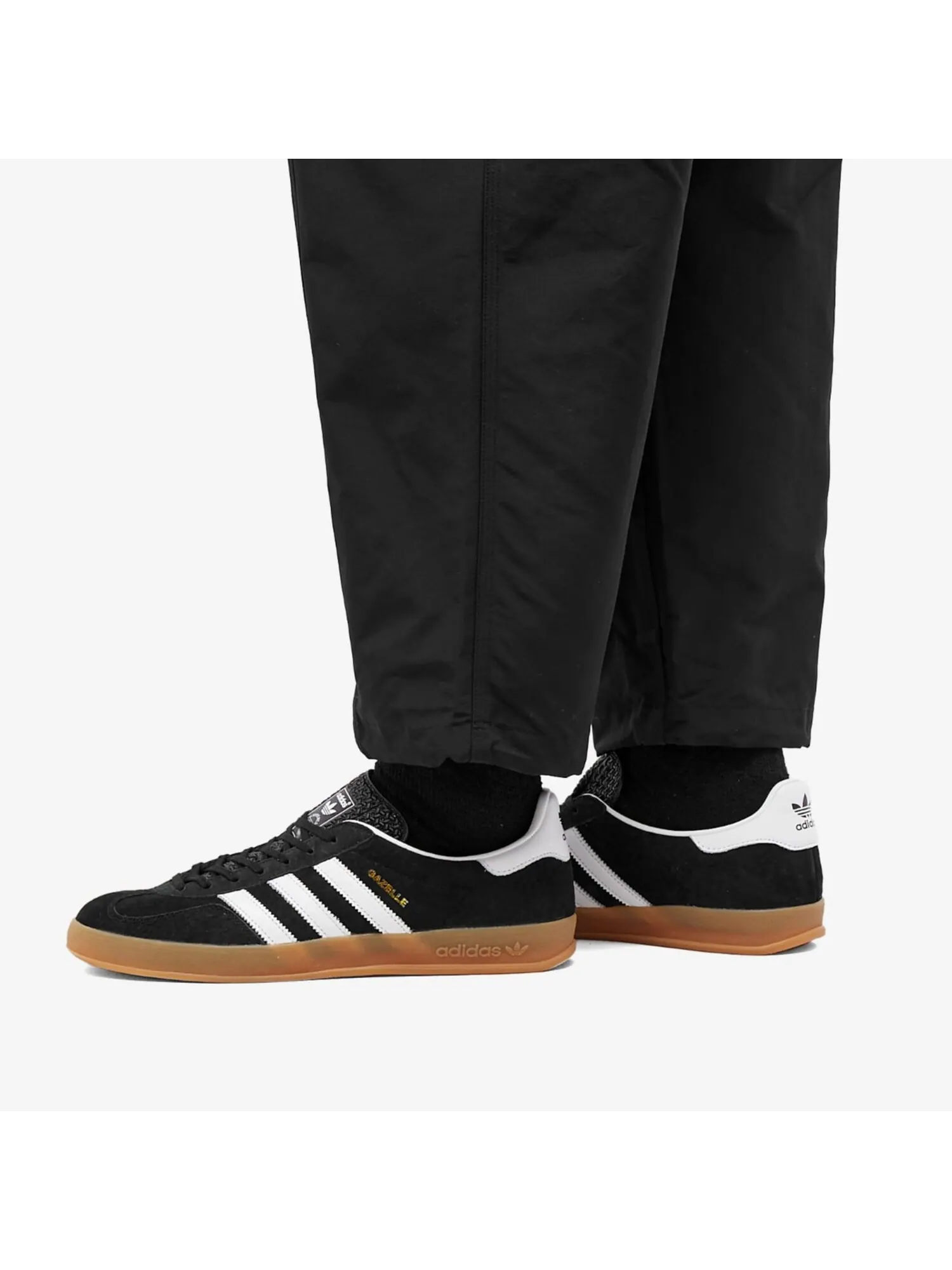Кеды Adidas Gazelle Indoor — изображение 6 из 6, черный/белый