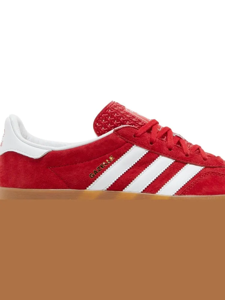 Кроссовки Adidas Gazelle Indoor 'Scarlet Gum' — изображение 2 из 8, красный