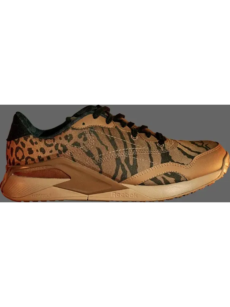Кроссовки national geographic x nano x2 grow 'animal print - soft camel' Reebok — изображение 1 из 1, загар