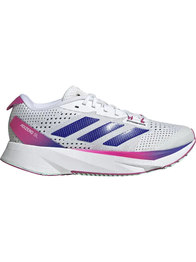 Кроссовки Adizero SL J 'White Lucid Blue Fuchsia' — изображение 1 из 1, белый