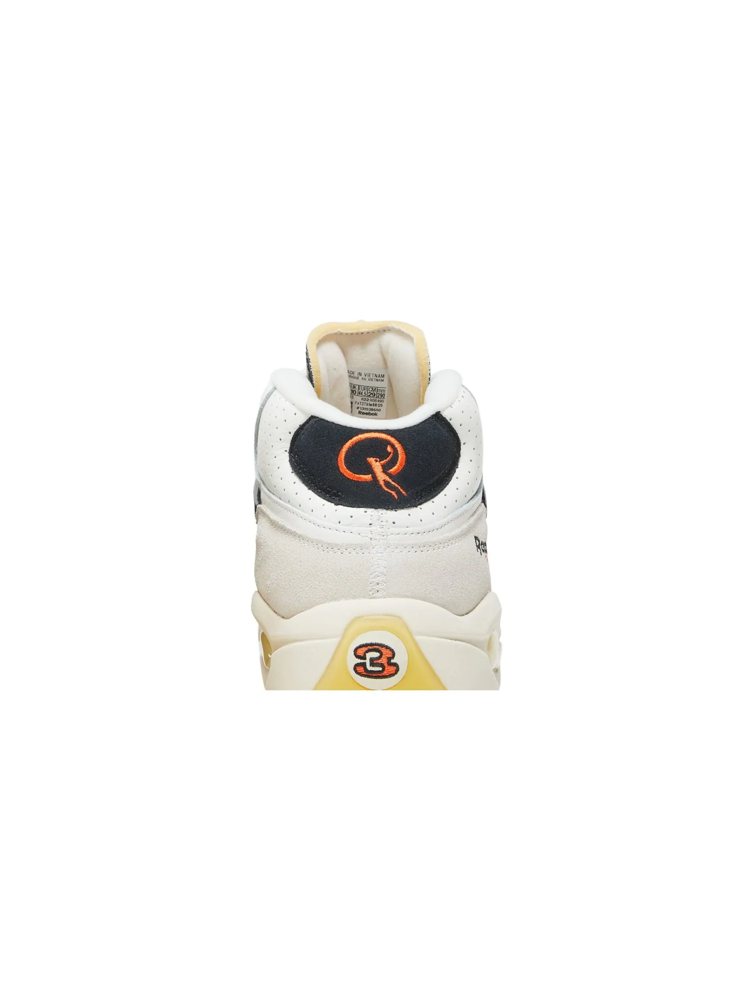 Кроссовки Question Pump Reebok — изображение 7 из 8, черный/оранжевый
