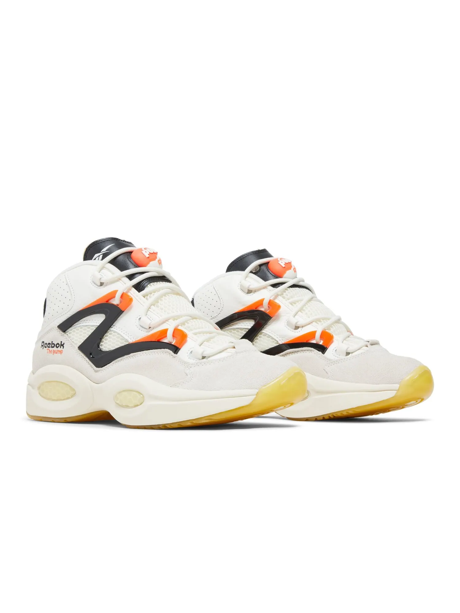 Кроссовки Question Pump Reebok — изображение 8 из 8, черный/оранжевый
