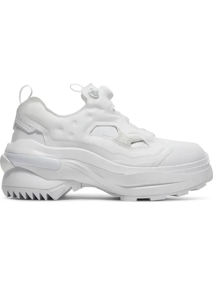 Кроссовки maison margiela x tabi instapump fury oxford 'white porcelain' Reebok — изображение 1 из 8, белый