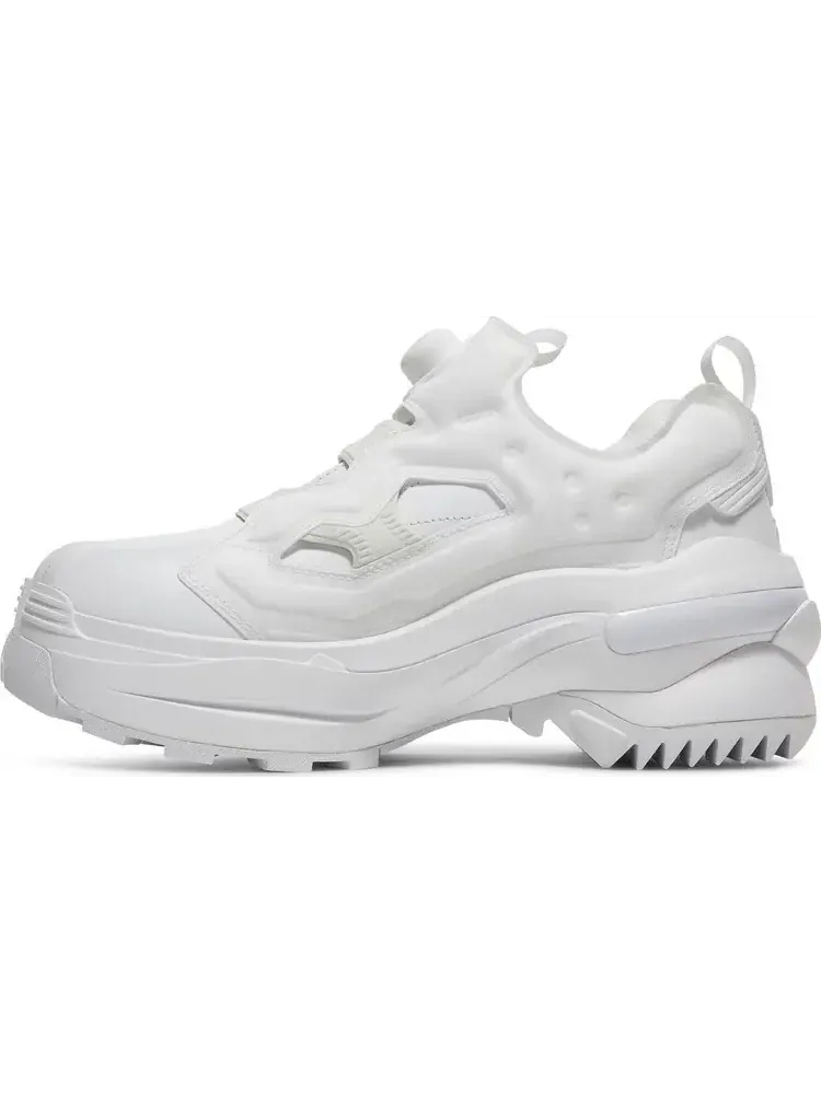 Кроссовки maison margiela x tabi instapump fury oxford 'white porcelain' Reebok — изображение 3 из 8, белый