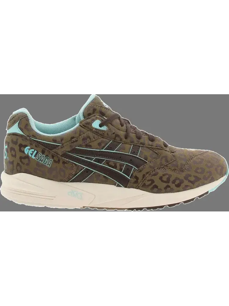 Кроссовки gel saga 'leopard' Asics — изображение 1 из 1, коричневый