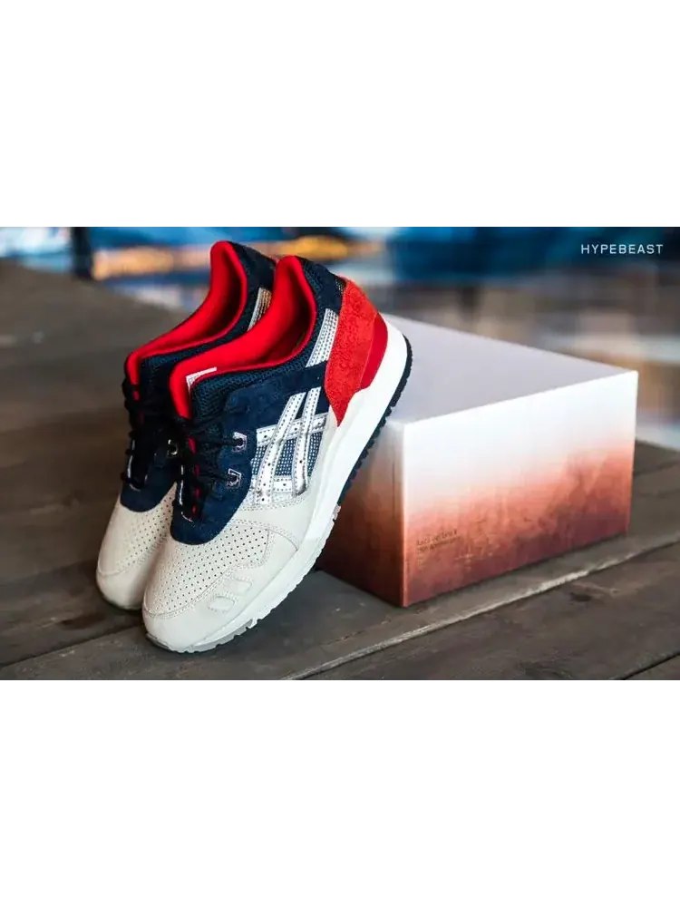 Кроссовки concepts x gel lyte 3 'boston tea party' special box Asics — изображение 7 из 7, синий