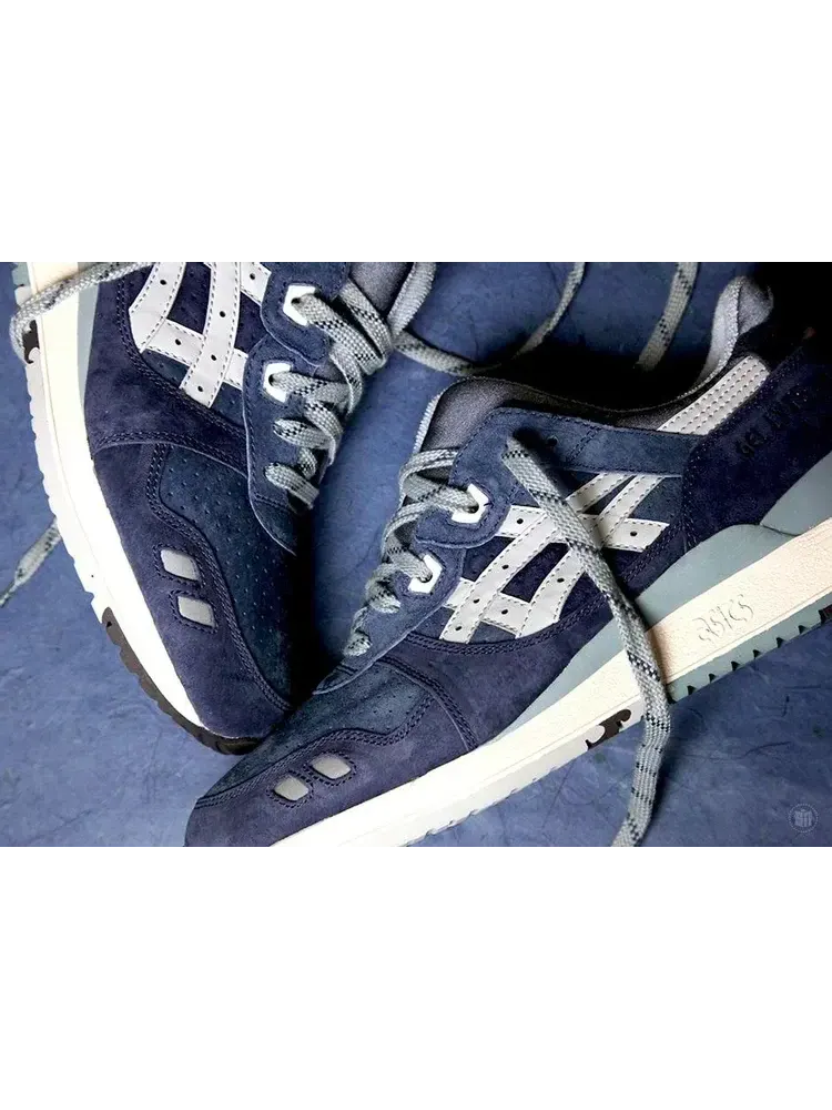 Кроссовки j crew x gel lyte 3 'blue ribbon' Asics — изображение 2 из 7, синий