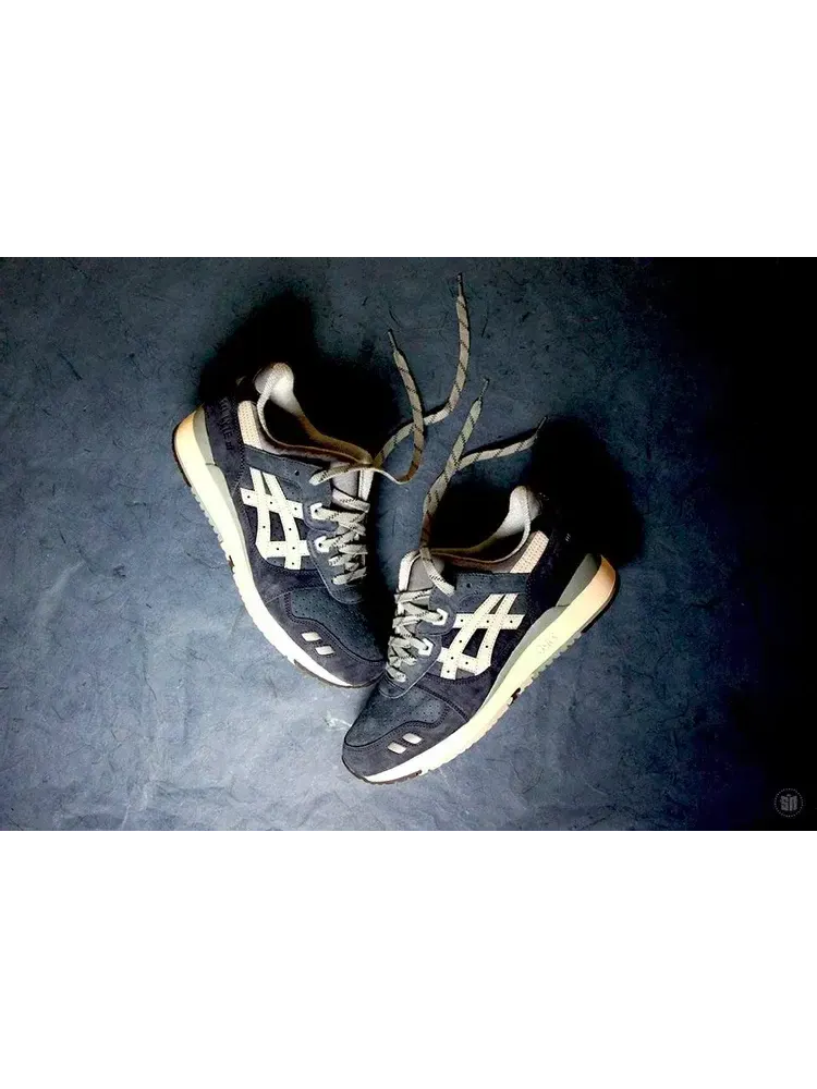 Кроссовки j crew x gel lyte 3 'blue ribbon' Asics — изображение 3 из 7, синий