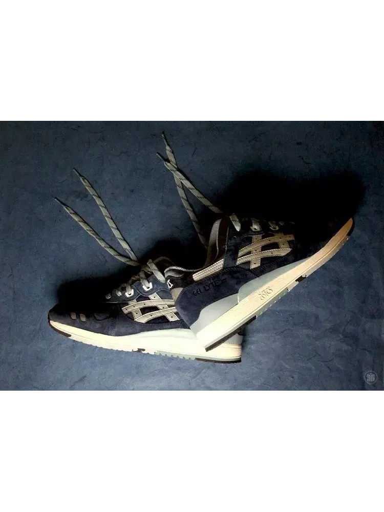 Кроссовки j crew x gel lyte 3 'blue ribbon' Asics — изображение 4 из 7, синий