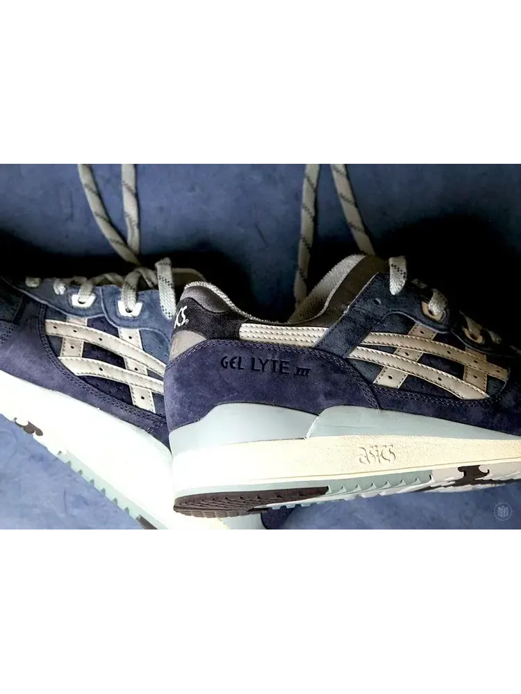 Кроссовки j crew x gel lyte 3 'blue ribbon' Asics — изображение 5 из 7, синий