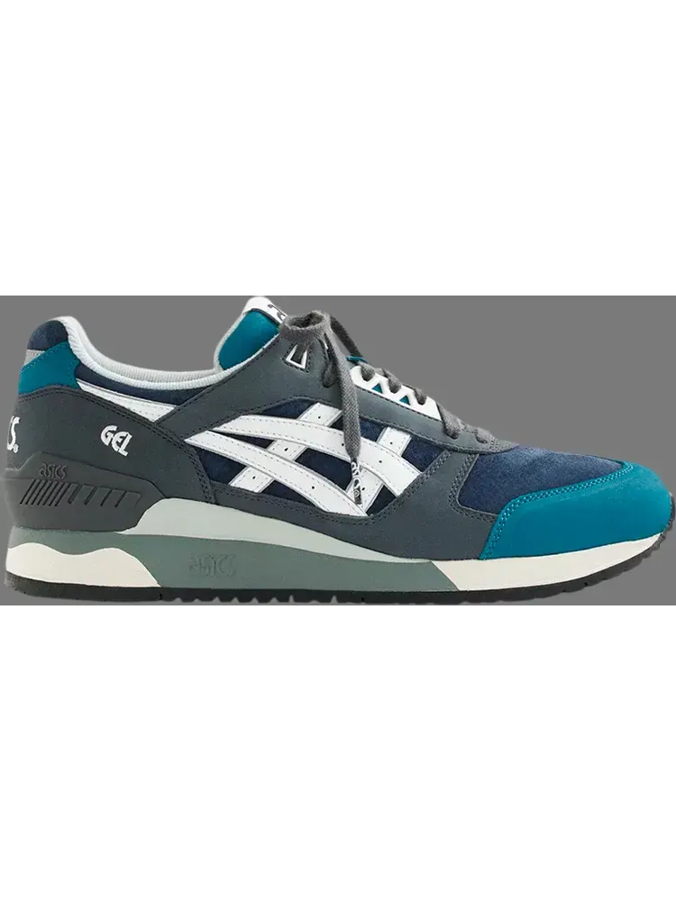 Кроссовки j.crew x gel respector 'navy white' Asics — изображение 1 из 1, синий