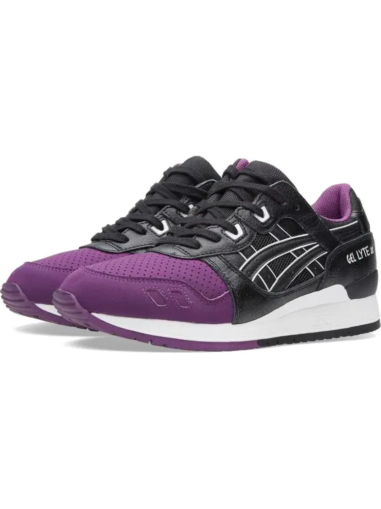 Кроссовки gel lyte 3 'purple black' Asics — изображение 2 из 6, черный