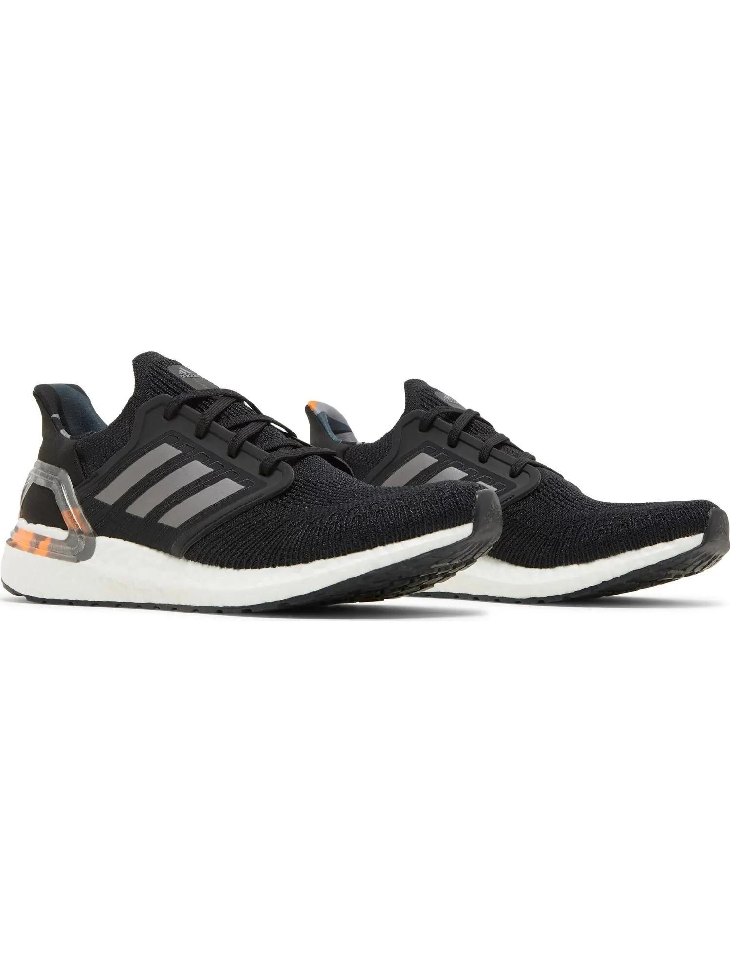 Кроссовки Adidas UltraBoost 20 'Black Signal Orange Camo' — изображение 2 из 4