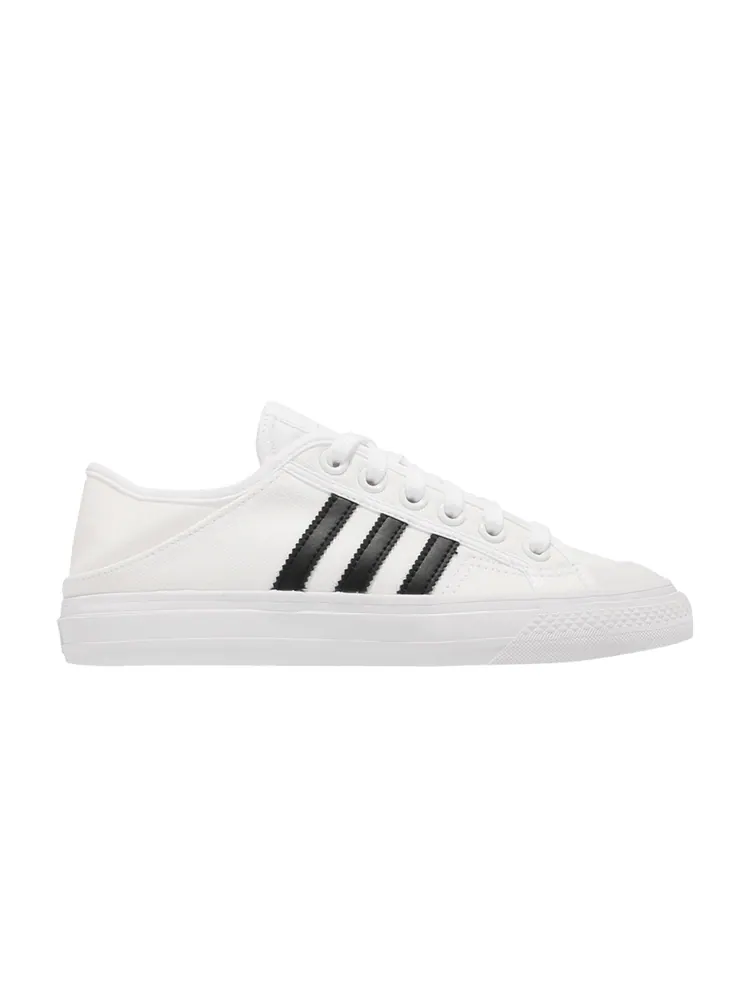 Кроссовки adidas Collapsible Nizza Low 'White Black' — изображение 1 из 1, белый/черный/белый