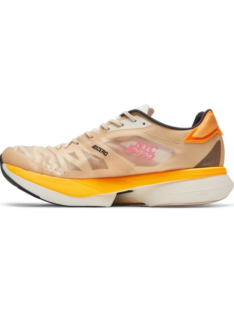 Кроссовки Adidas Adizero Adios Pro 2 'Halo Ivory Ultra Pop' — изображение 3 из 8, бежевый