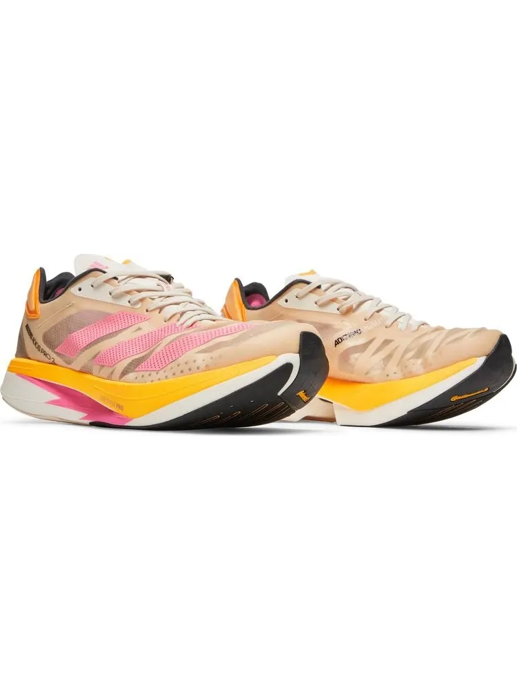 Кроссовки Adidas Adizero Adios Pro 2 'Halo Ivory Ultra Pop' — изображение 8 из 8, бежевый