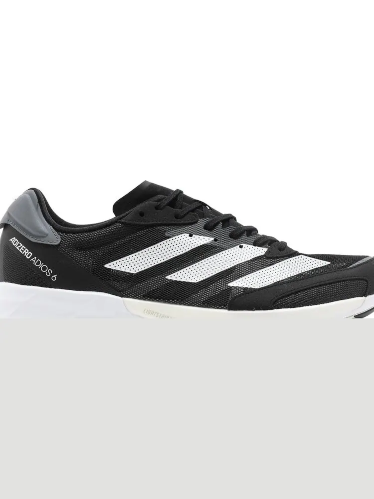 Кроссовки Adidas Adizero Adios 6 'Black White' — изображение 2 из 8, черный