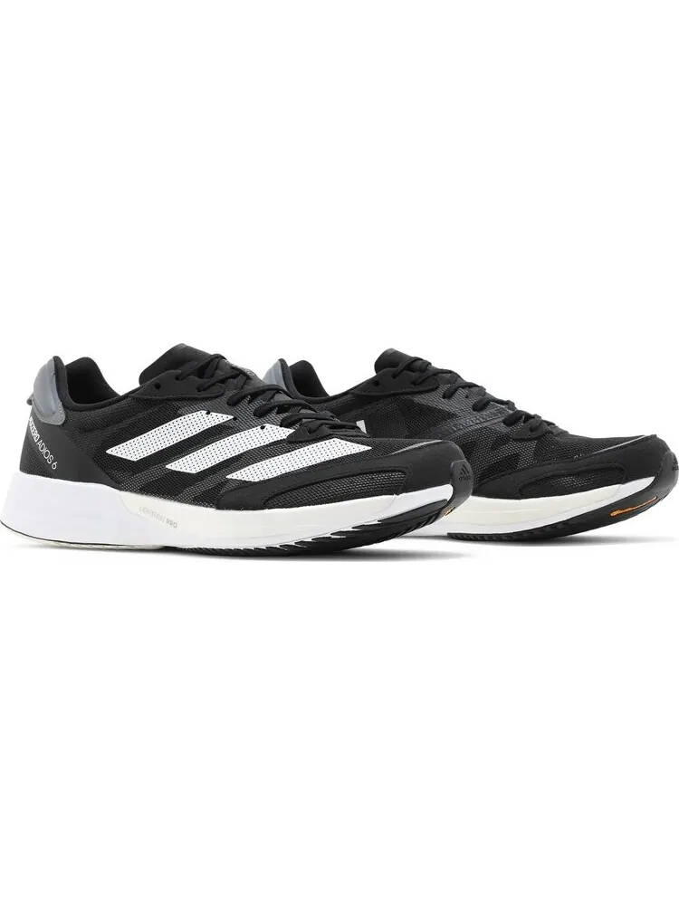 Кроссовки Adidas Adizero Adios 6 'Black White' — изображение 8 из 8, черный