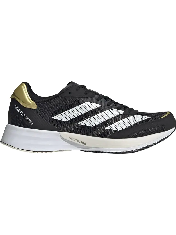 Кроссовки Adidas Wmns Adizero Adios 6 'Black Gold Metallic' — изображение 1 из 1, черный