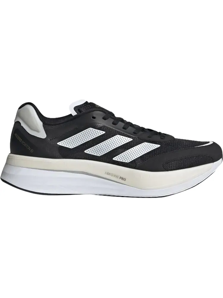 Кроссовки Adidas Adizero Boston 10 'Black White' — изображение 1 из 1, черный