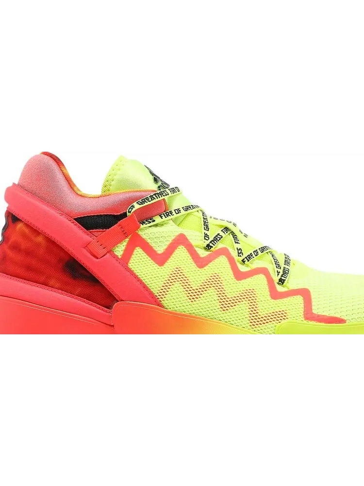 Кроссовки Adidas D.O.N. Issue #2 'Fire of Greatness' — изображение 2 из 8, желтый