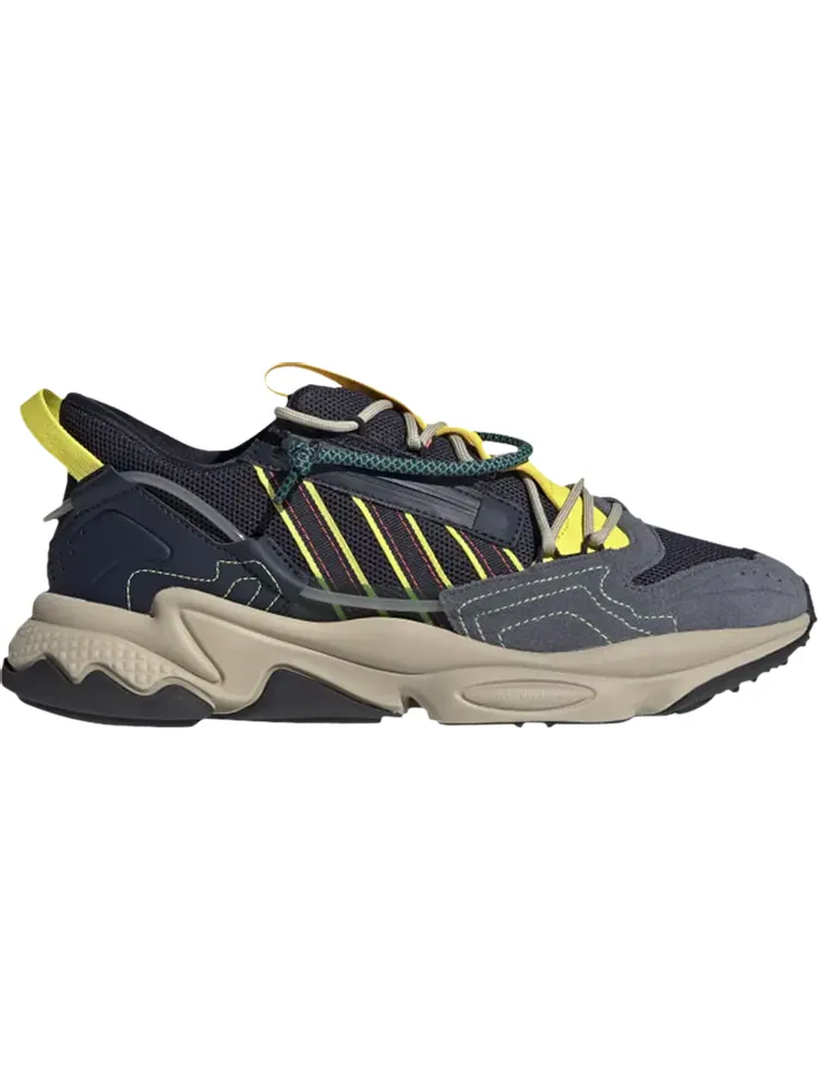 Кроссовки Adidas Ozweego Zip 'Legend Ink Yellow' — изображение 1 из 1, синий