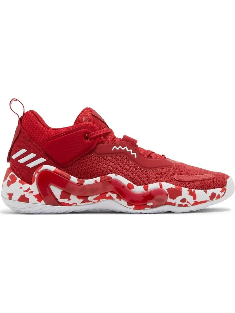 Кроссовки Adidas D.O.N. Issue #3 'Paint Smudge - Team Power Red' — изображение 1 из 8, красный
