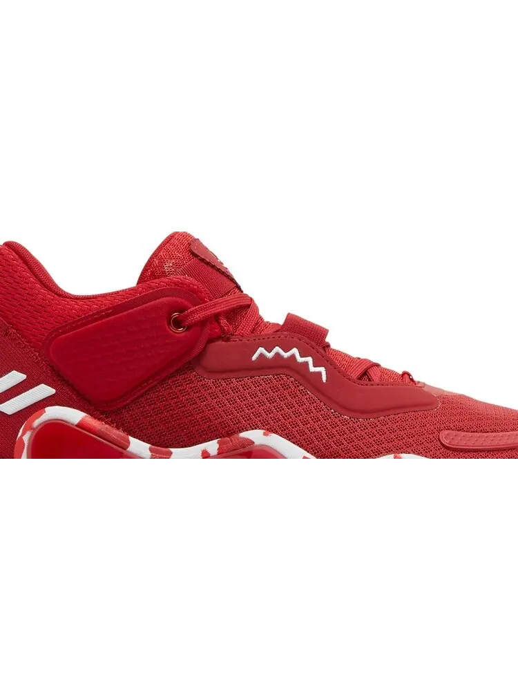 Кроссовки Adidas D.O.N. Issue #3 'Paint Smudge - Team Power Red' — изображение 2 из 8, красный